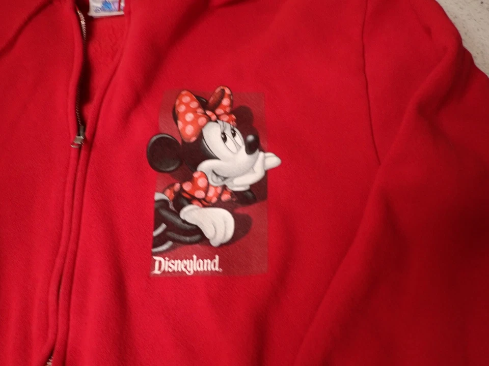 Sudadera con Capucha con Cremallera Minnie Mouse Disneyland de Colección para Niños Talla Mediana/Grande Foto 2 de 4