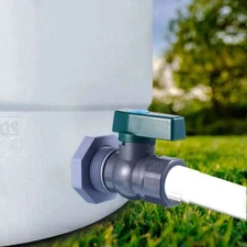 PVC Rain Barrel Diverter Kit, 3/4 Inch Rain Barrel Valve, Rain Barrel Spigot
