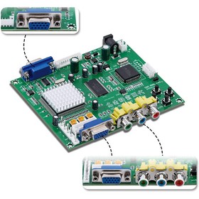 RGB CGA EGA YUV to VGA HD Game Video Converter Output Board Arcade Jamma Game