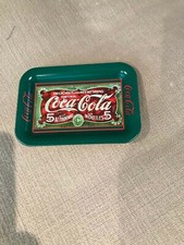 Plateau à embouts marque Coca 1989 - Boisson délicieuse et rafraîchissante Coca-Cola 5 cents