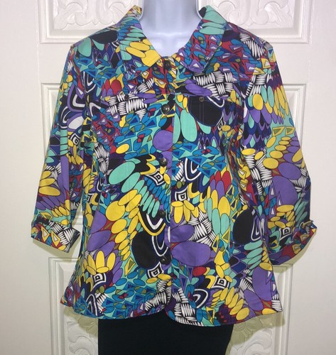 Women’s Mirror Image Colorful Jacket L
