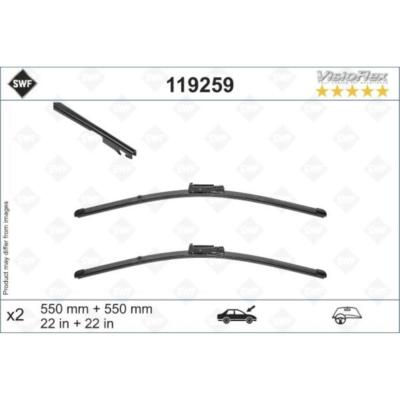SWF Wischblatt Scheibenwischer vorne passend für Audi A6 Allroad 4FH C6