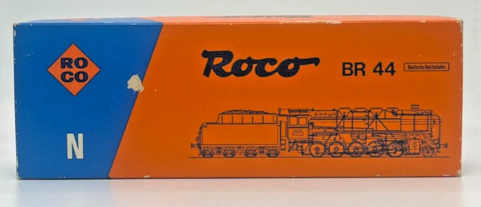 N Scale Roco 23208 BR 44 Steam Locomotive With Tender Original Box - Image 2 of 4