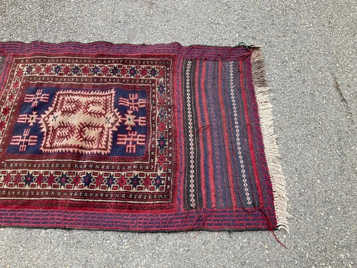 3' X 5'1" Afghan Hand Knotted Balouch Wool Area Rug - Picture 3 of 15