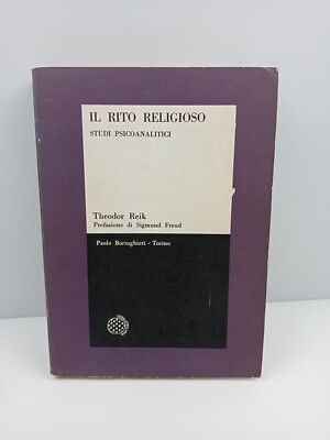 DER RELIGIÖSE RITUS PSYCHOANALYTISCHE STUDIEN - THEODOR REIK - BORINGHIERI STEMPEL