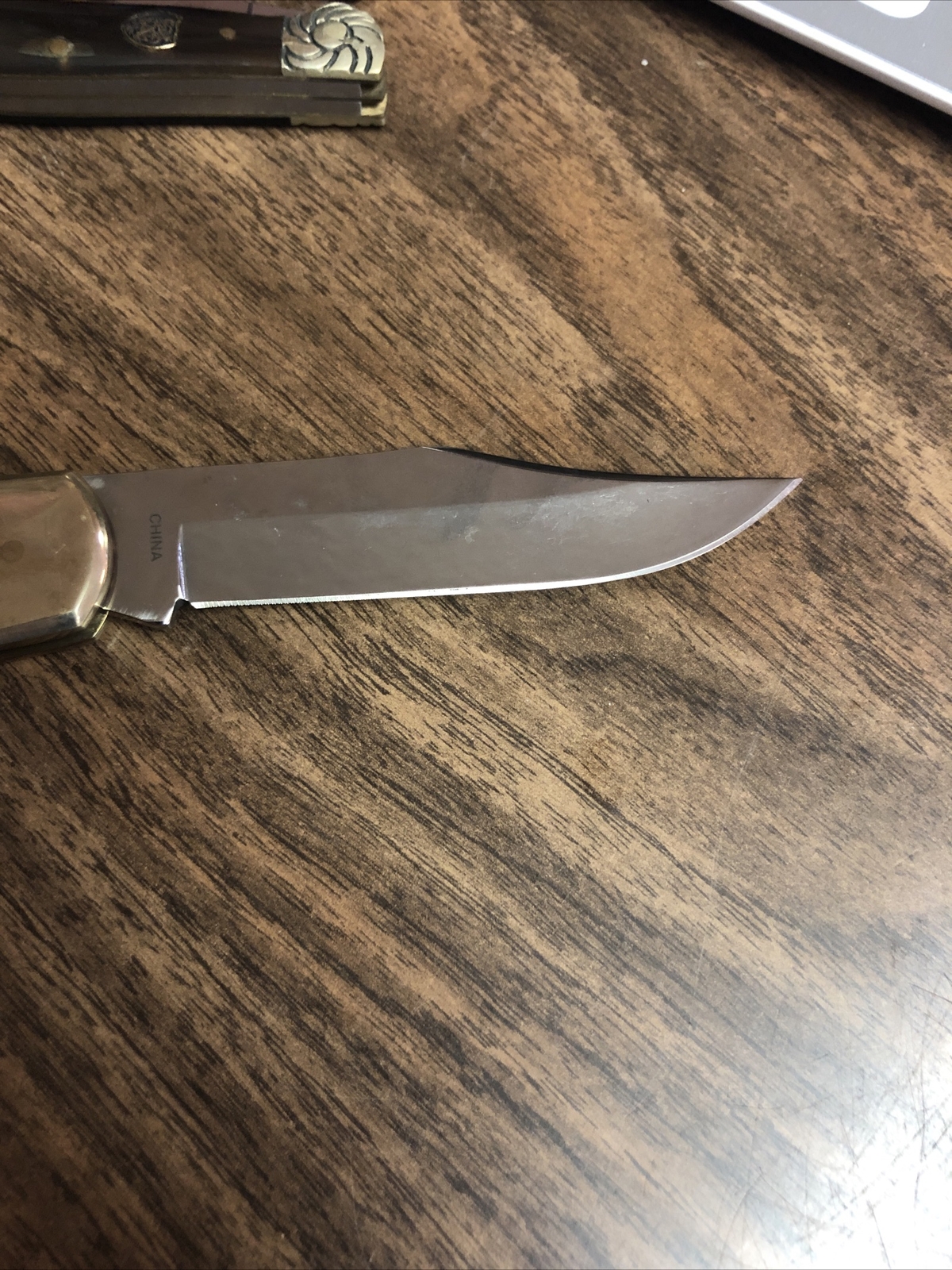 Ocoee River Lockback green Handle Pocket Knife eBay