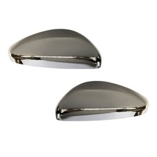 Coppia Calotte Cromate Adatte per CITROEN C3/C4 - PEUGEOT 208/2008 - OPEL Corsa