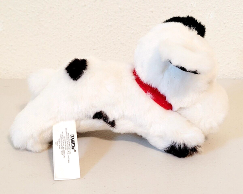 Battat Black and White DALMATIAN Puppy Dog Red Collar Stuffed Animal Plush 7" - Picture 3 of 6
