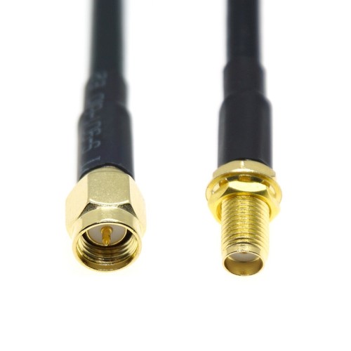 Lot De 33 Câbles Coaxiaux Avec Connecteur SMA - 40 Cm - Ouverts Mais Jamais Utilisés