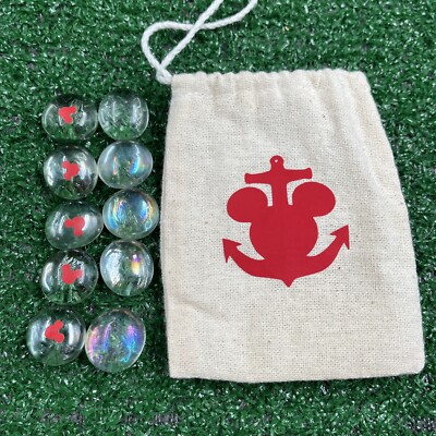 Disney Cruise Mickey Mouse Tic Tac Toe Travel Game Mini With Bag