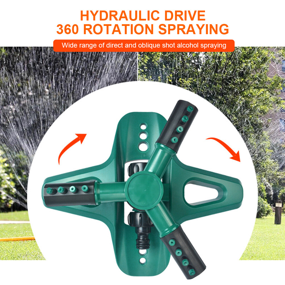 Sprinkler Large Coverage Area Oscillating Water Sprinkler for Lawn Garden(B) eBay