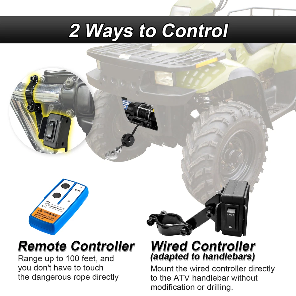 Kit de montaje de cabrestante WSAYS 3000LBS para Polaris Sportsman 335 400 500 1996-2003 Foto 2 de 4