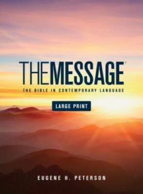 The Message Large Print Numbered Edition - Hardcover - GOOD