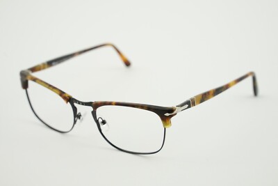 RARE SIZE PO 8359V Persol 53-19-14 108 Caffe Brown 8359-V