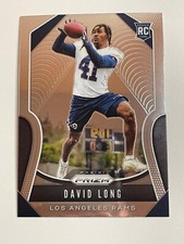 David Long ROOKIE 2019 Panini Prizm Football RC #386 Los Angeles LA Rams