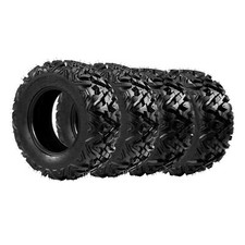 4pcs millionparts wheels Black TIRE ATV TIRES tubeless tires 25-8-12 & 25-10-12