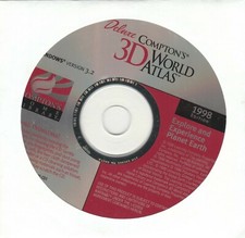 Deluxe Compton's 3D World Atlas 1998 Edition for Windows  CD-ROM