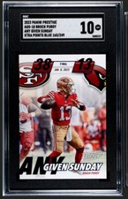2023 Brock Purdy Panini Prestige Any Given Sunday Xtra Points Blue /249 Pop 1🔥