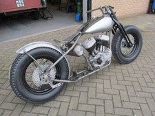 16" Raw Steel Rear Mudguard With Rib Ideal Hardtail Choppers Bobbers Brat