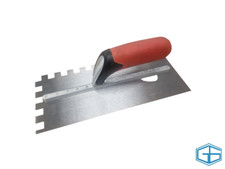 ADHESIVE TROWEL 280MM X 120MM WITH SOFT GRIP HANDLE