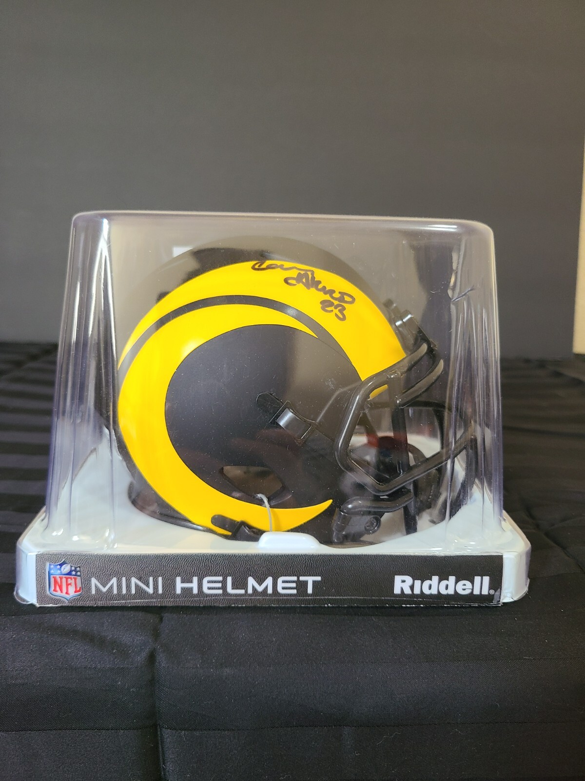 Cam Akers Autographed Signed Los Angeles Rams Eclipse Alt. Mini Helmet Beckett 