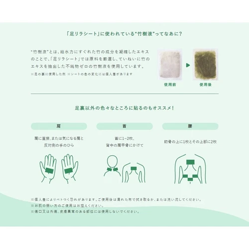 [NAKAMURA] Japan Kino Kinoki Natural Tree Extract Foot Detox Pads 30pcs/box NEW - Picture 4 of 13