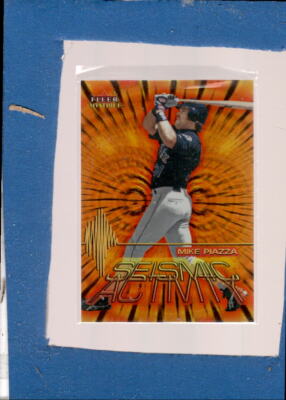 2000 Fleer Mystique Seismic Activity #SA6 Mike Piazza MINT Mets ID:42458