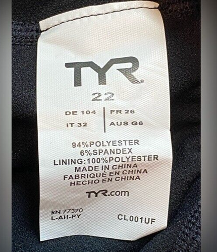 TYR GIRLS’ Plexus DIAMONDFIT SWIMSUIT SIZE 6/6X (22) Titanium NWT $80 - Picture 6 of 9