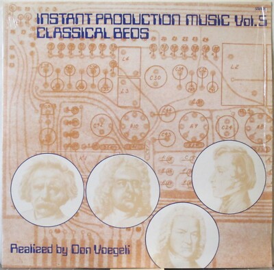 DON VOEGELI Instant Production Music Vol. 5 Classical Beds LP Moog Music Library