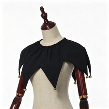 Halloween Adultos Collar Payaso Cuello Bufón Cuello con Campanas Tintineo