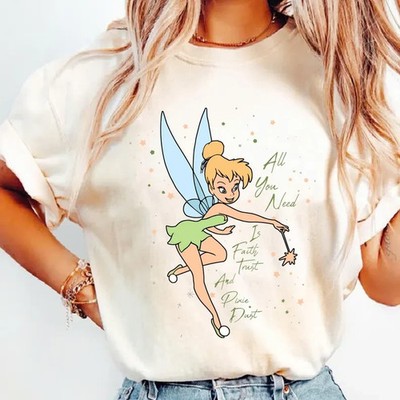 Tinkerbell Shirt, All You Need Is Faith Trust And Pixie Dust, Princess TShirt