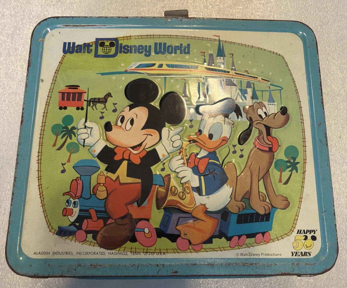Walt Disney World Lunch Box In Collectible Metal Lunchboxes 1970
