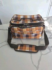 Burton Lil Buddy Insulated Cooler Bag With Wired Speakers 3.5mm Plaid