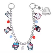 Sanrio Hello Kitty Friends Gothic Enamel Bag And Phone Charm Chain Strap