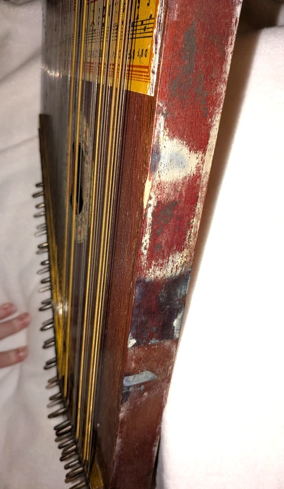 Oscar Schmidt Antique 45-string Zither (from the 1920's) - missing 4 strings - Image 3 of 4