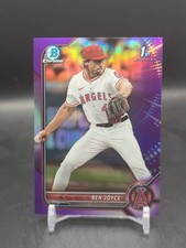 2022 Bowman Draft Chrome Ben Joyce 1st Prospect True Purple Refractor /250