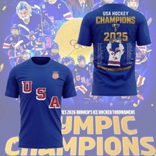 NEW! 2026 Men USA Hockey Team Champions Golden Royal Gift Fan