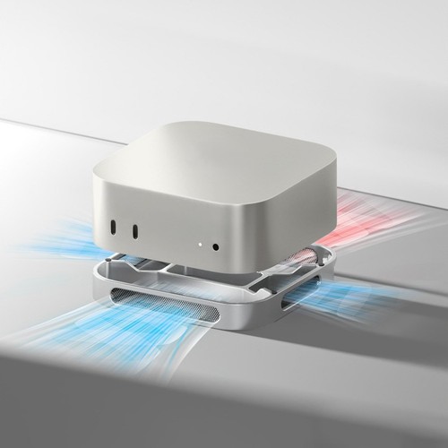 Premium Cooling Stand for Mac Mini with Dustproof Features and Secure Fit - Afbeelding 10 van 12