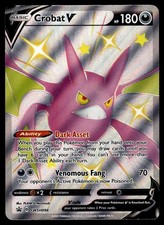 Crobat V SWSH098 SWSH Sword & Shield Black Star Promo Pokemon Card - NM