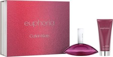 Image of Calvin Klein Euphoria Gift Set Eau de Parfum 50ml EDP Spray & Body Lotion 100ml