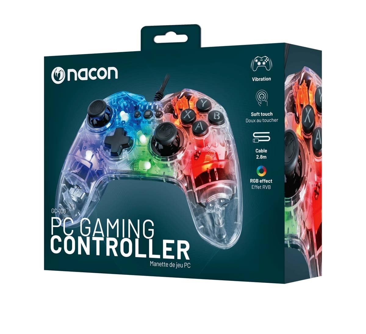 Nacon Gamepad Gc-100 Rgb Per Pc - Immagine 2