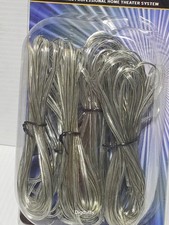 Car Home 50ft Clear Audio SPEAKER WIRE Stranded 2 Conductor