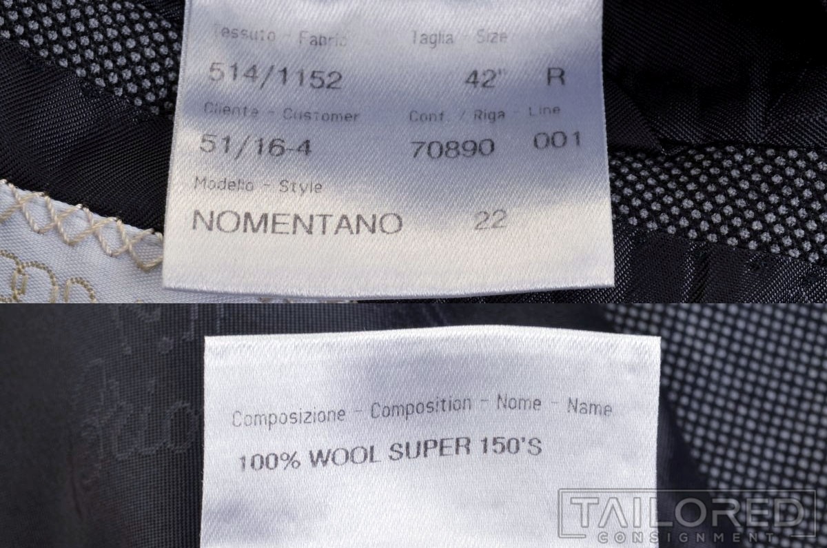 BRIONI Nomentano Solid Gray 150 Wool Jacket Pants… - image 6