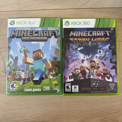 Minecraft: Xbox 360 Edition & Minecraft Story Mode Season Pass Disc Lot Tested