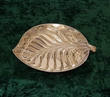 International Silver Company Silver Plated Leaf Serving/Relish Tray #8198 - VG