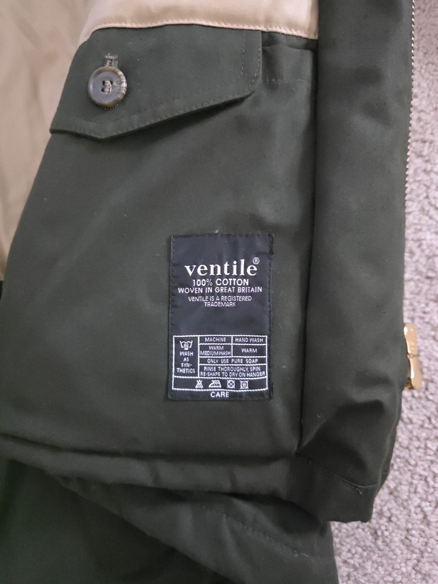 Barbour Arctic Endurance Ventile Cotton Padded Jacket Vintage