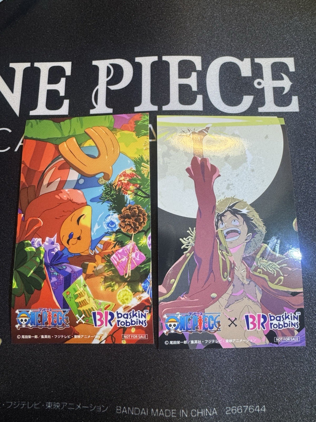 ONE PIECE x Baskin-Robbins ~ Collaboration sticker set [ver. 2] Plus 2 Boxes