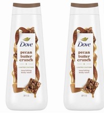 2 Dove Body Wash Holiday Treats Pecan Buttercrunch 20 oz Limited Edition