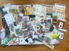 HUGE Lot of Stickers / Embellishments, Crafting, Scrapbooking Stuff OVER 2lbs