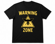 Warning Zone Mothman T-Shirt Unisex Cryptid Paranormal Horror Graphic Tee Comfy